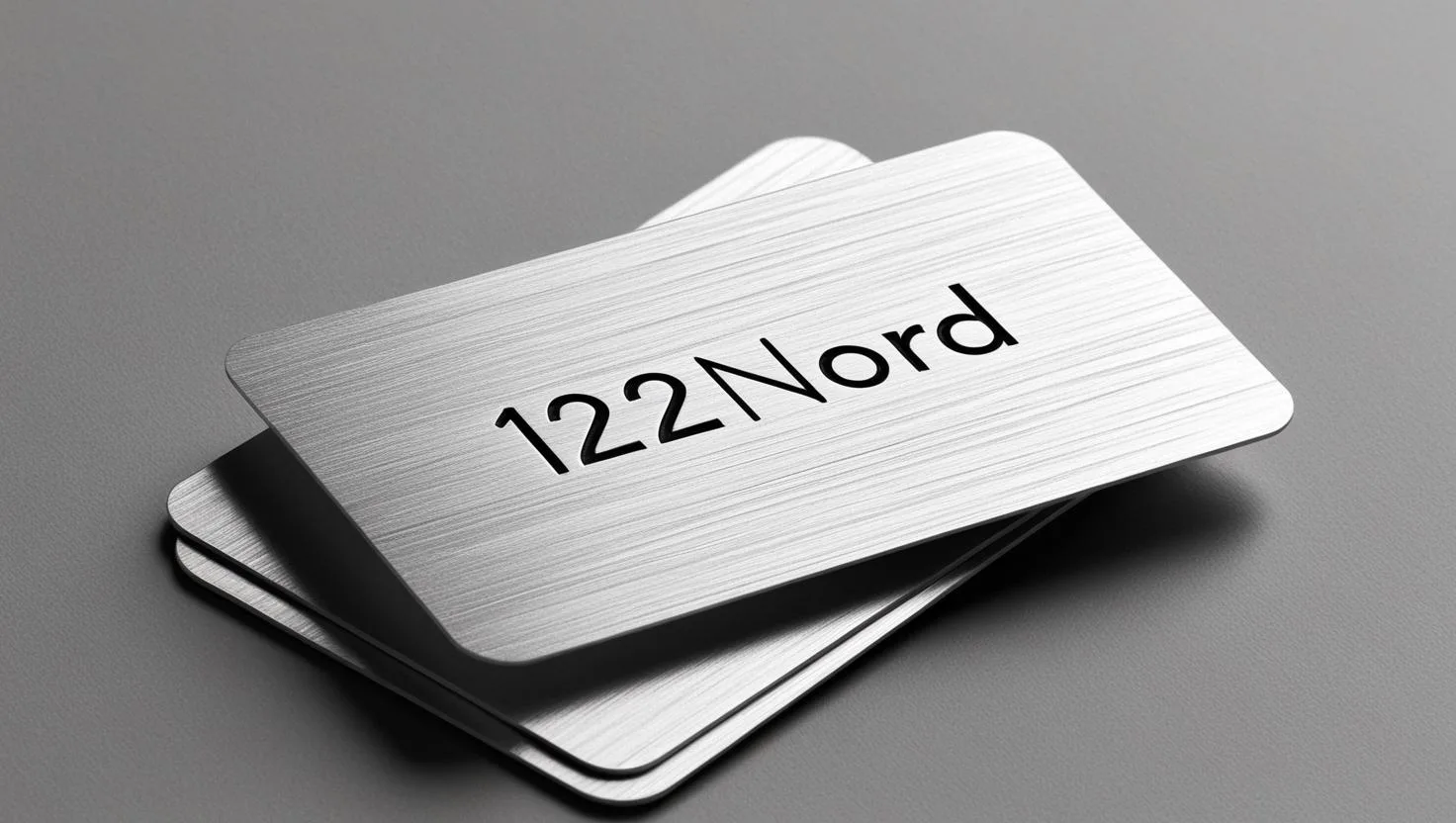 aluminium business card