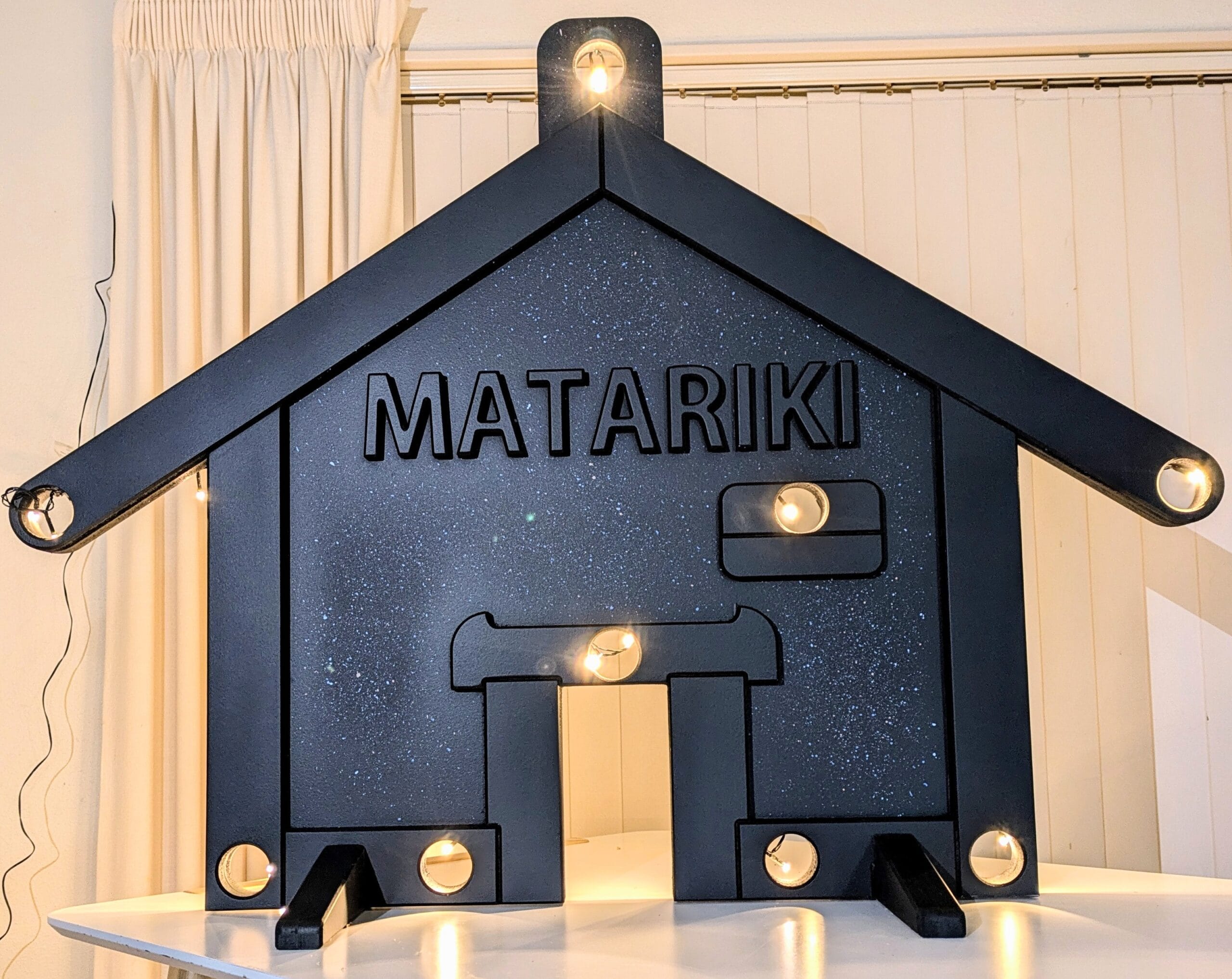cnc cut matariki house for kura