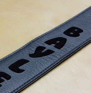 laser engraving on leather belt