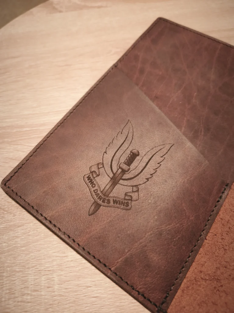 laser engraving on leather web